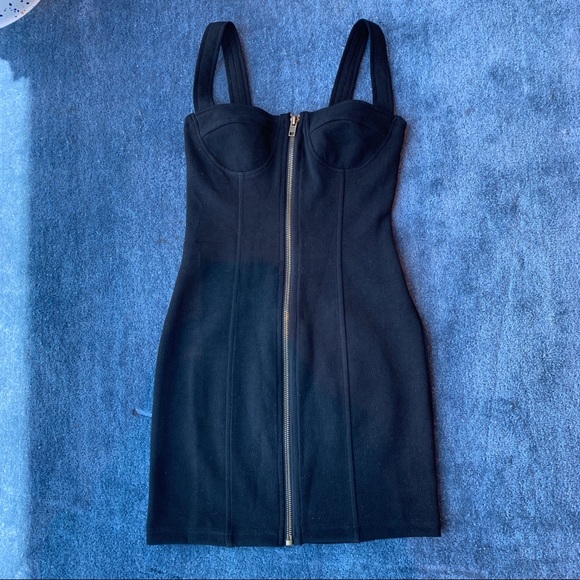 NWT Black Sleeveless Bodycon Mini Dress - Picture 1 of 4
